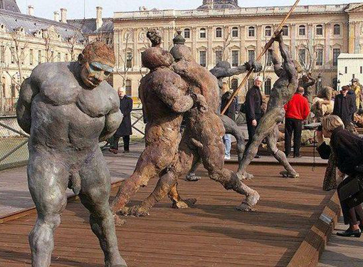 Art@Site www.artatsite.com Ousmane Sow Nuba Wrestlers Paris