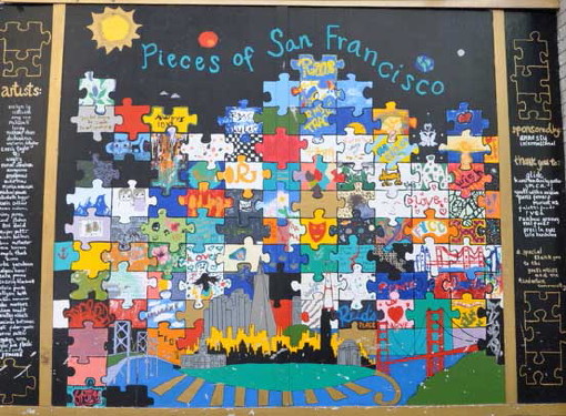 San Francisco Art@Site www.artatsite.com With a Mission, Golden Gate YMCA, Hamilton Family Center Youth Pieces of San Francisco